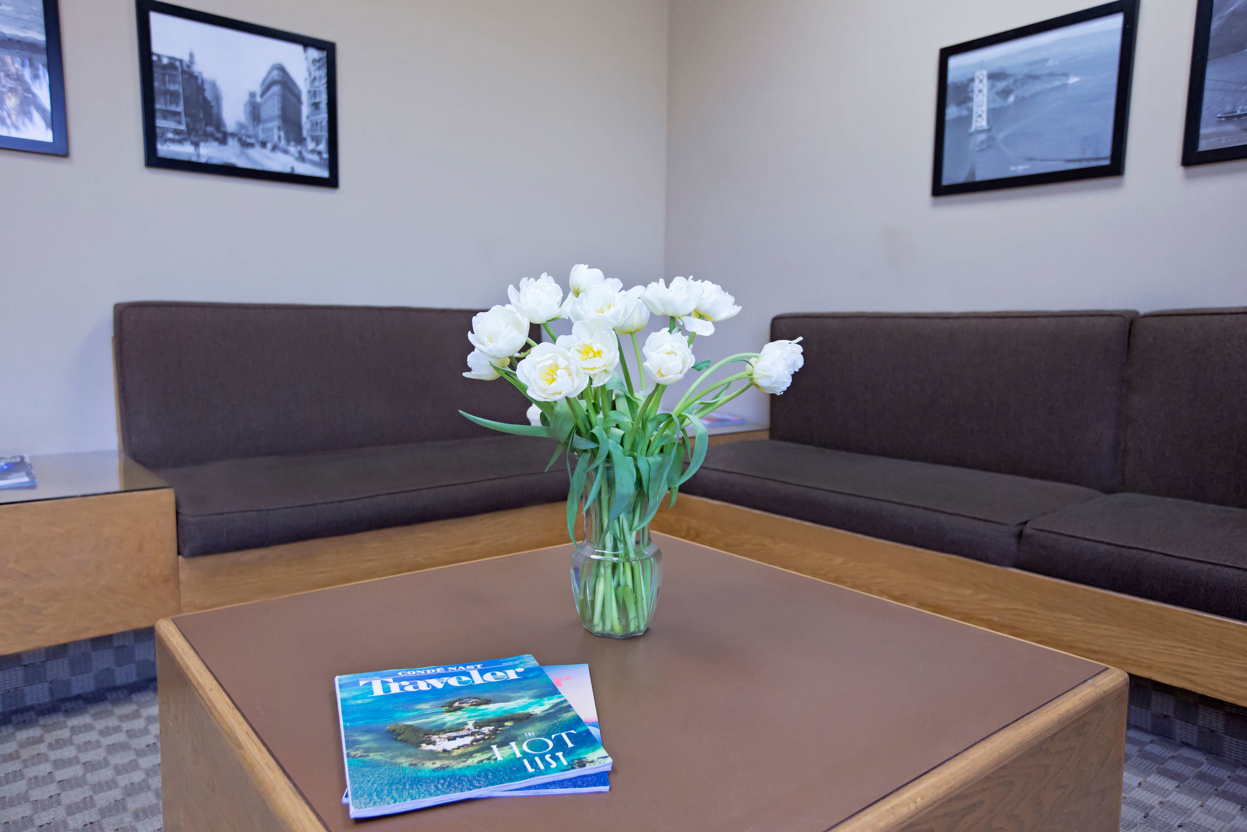 Gallery of dental office photos showing patient seating