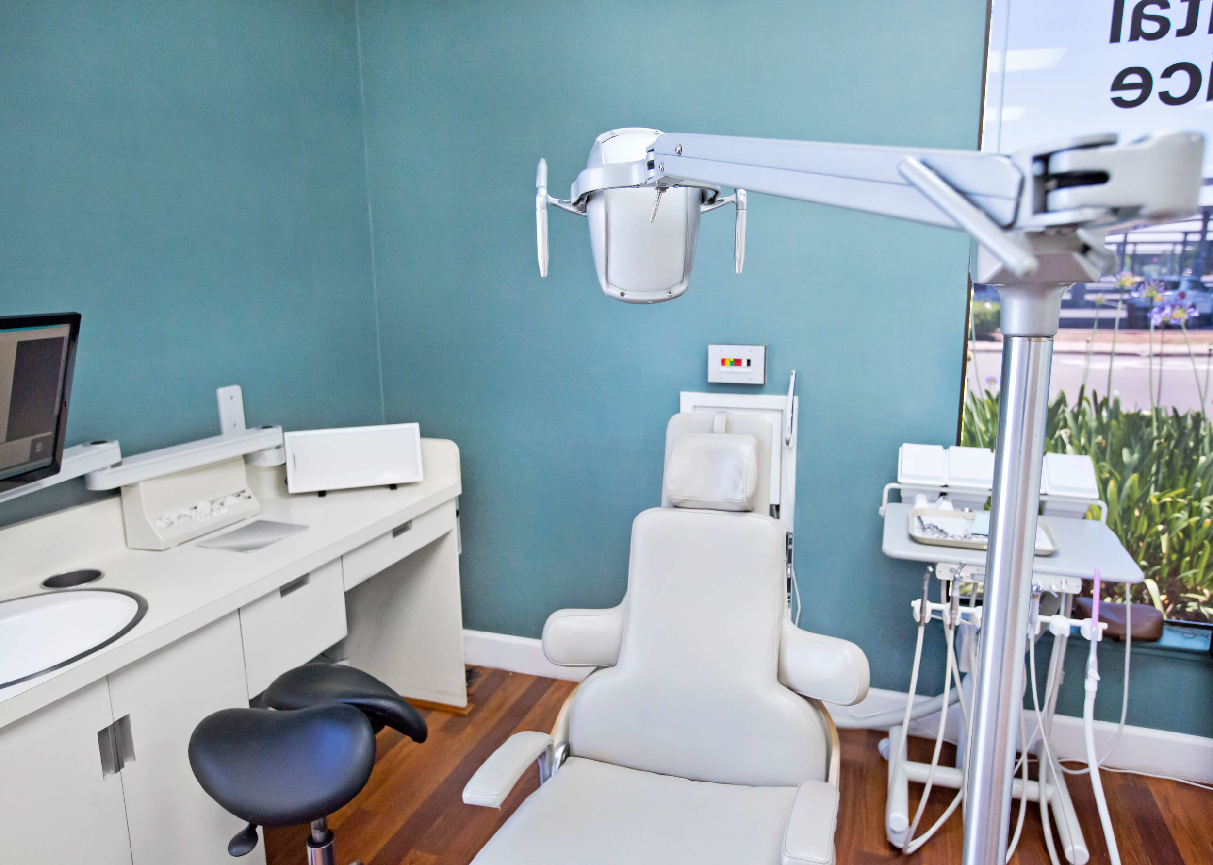 Gallery of dental office photos showing a dental operatory